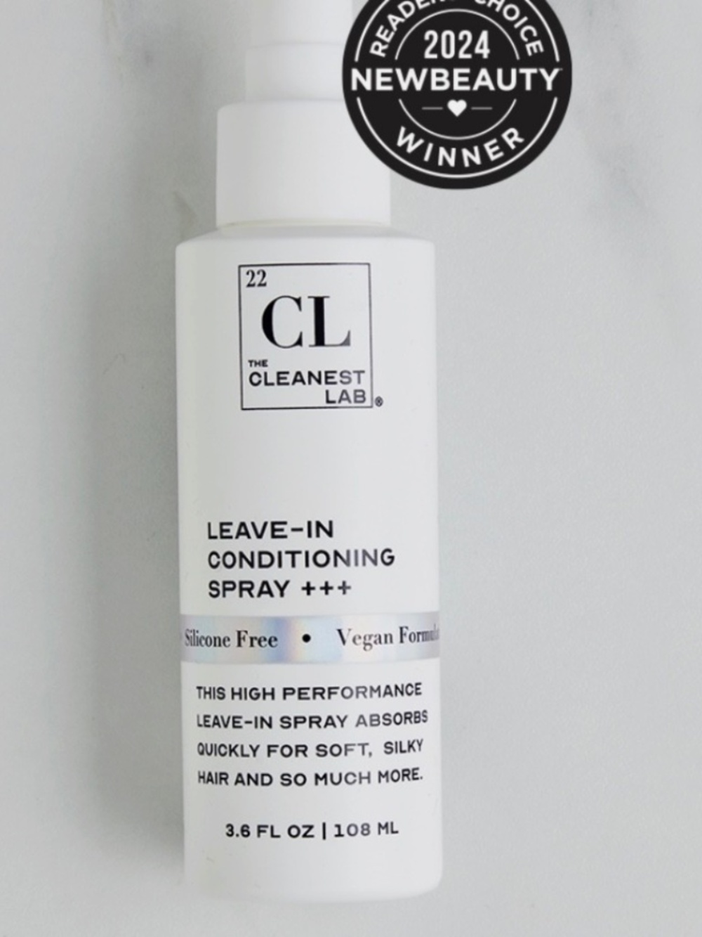 New! The Cleanest Lab Leave In Conditioning Spray 3.6 oz.